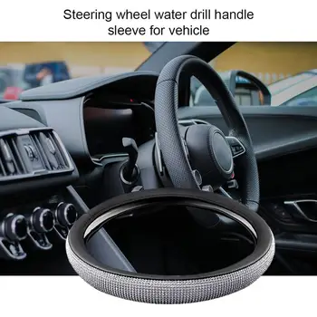 

Steering Wheel Set Car Handle Car Interior Decoration Supplies Rhinestone Steering Wheel Cover Medium Code