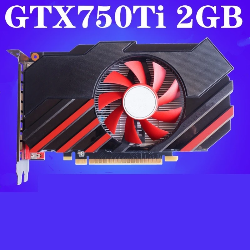 Игровая графическая карта для NVIDIA GTX 750Ti 2 ГБ GDDR5 128 бит PCIE 3 0 HDMI-совместимый