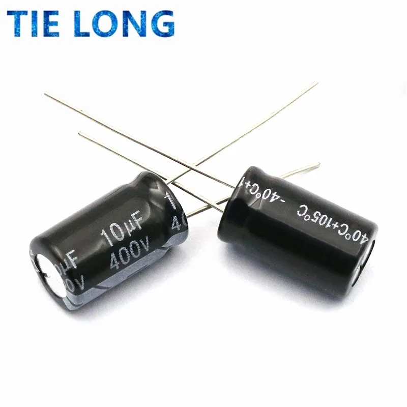 Electrolytic capacitor 10PCS 400V10UF 10*17mm 10UF 400V 10*17 electrolytic capacitor aluminum electrolytic capacitor