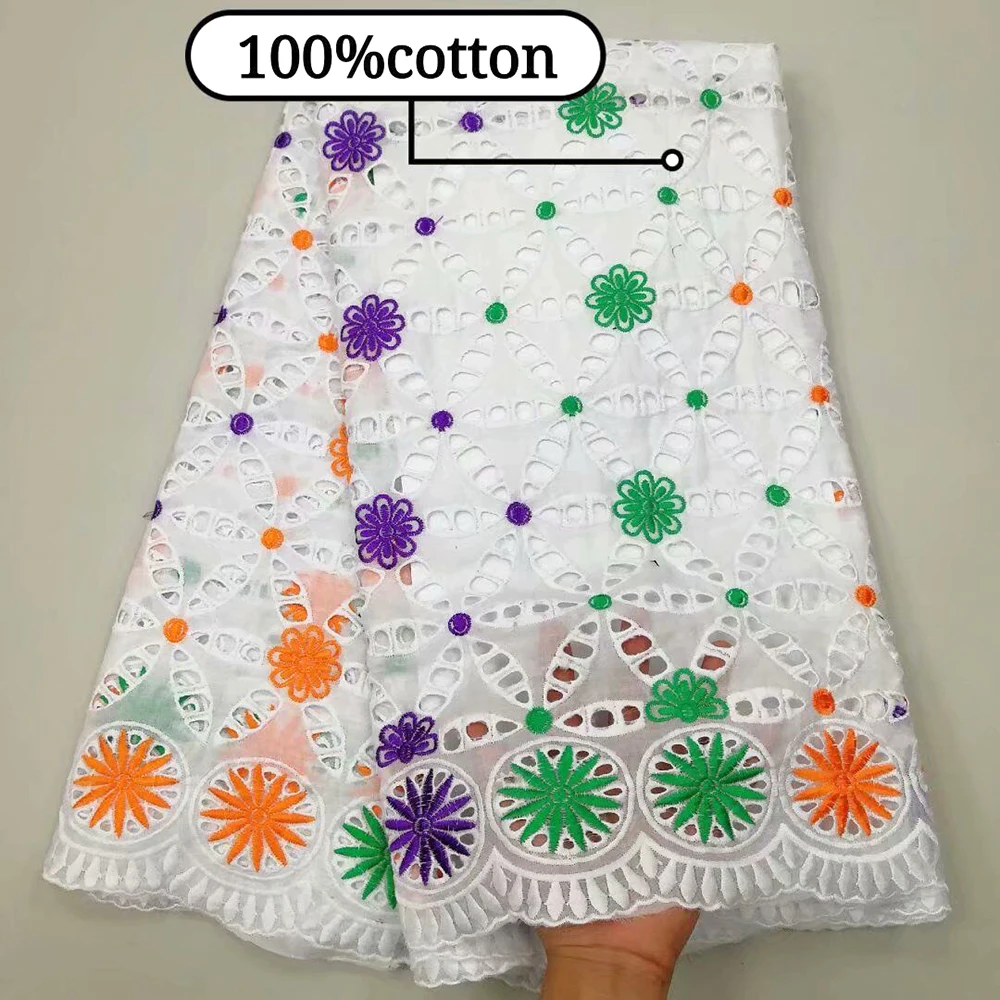 

High Quality Swiss Voile Lace In Switzerland Nigerian Lace Fabrics African Cotton Voile Lace Fabric For Wedding Dress