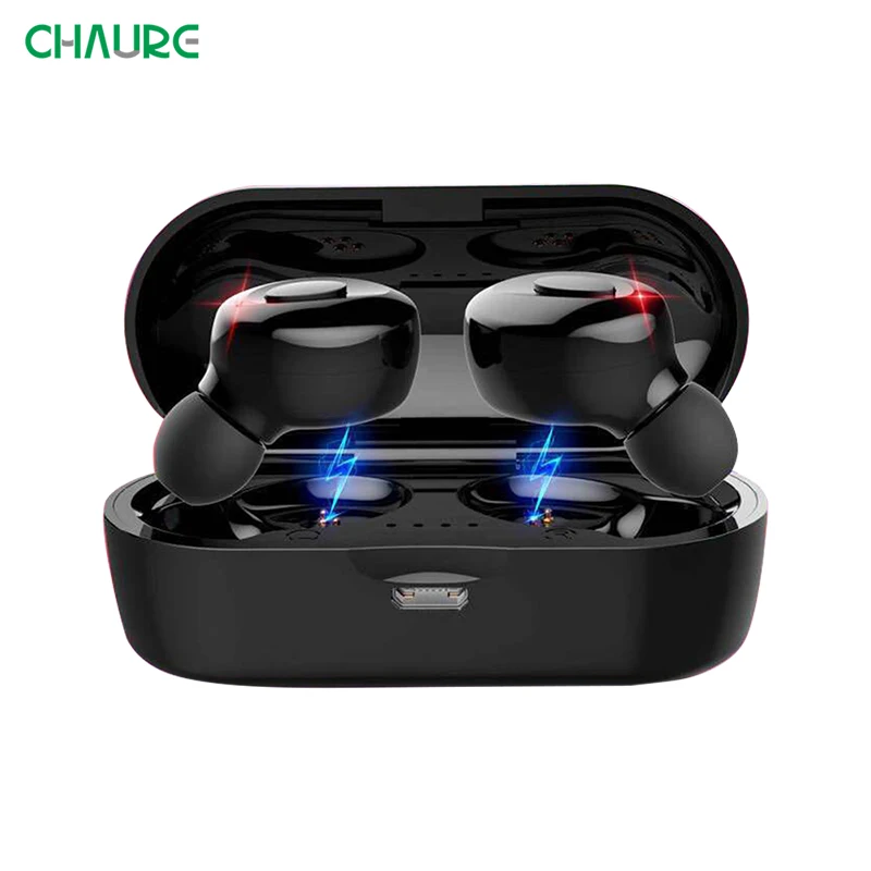 CHAURE true wireless Bluetooth стерео наушники с микрофоном спортивные наушники-вкладыши