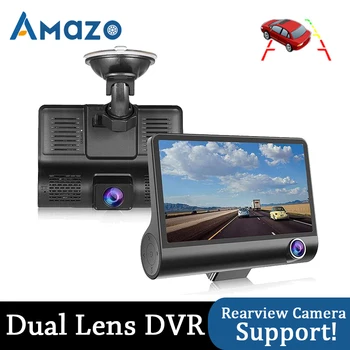 

4.0 Inch Car DVR 3 Cameras Dash Camera Dual Lens Full HD 1080P Video Recorder Dashcam With Rearview Camera Auto Registrator Dvrs