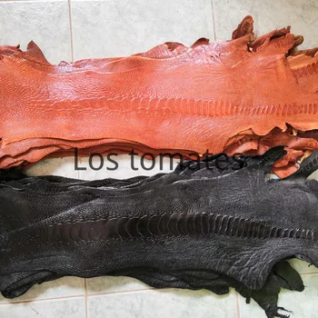 

Genuine Ostrich leg leather natural leather black brown skin,large size ostrich paw leather Skin for wallet hand shell bag belt