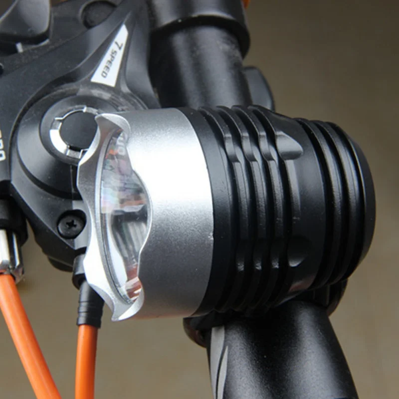 Велосипедный светильник, водонепроницаемый Светодиодный светильник для велосипедной батареи, 1200 люмен, велосипедный передний светильник, велосипедный головной светильник, велосипедный светодиодный светильник
