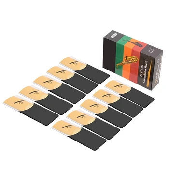 

10Pcs Alto Saxophone Sax Reeds Classic Alto Reed For Riyin Saxophone 2.5 Strength 2 1/2 Music Xmas Gift Musical Instruments