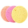 2pcs Natural Wood Pulp Sponge Cellulose Compress Cosmetic Puff Facial Washing Sponge Face Care Cleansing Makeup Remover Tools ► Photo 2/6