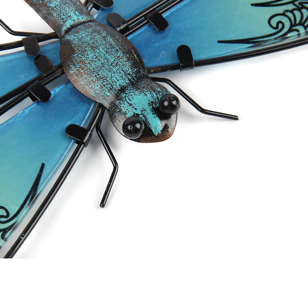 Metal Dragonfly Wall Artwork for Garden Decoration Miniaturas Animal Outdoor Statues and Sculptures for Yard Decoration 6 Metal Dragonfly Wall Artwork for Garden Decoration Miniaturas Animal Outdoor Statues and Sculptures for Yard Decoration 6