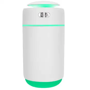 

400ml Mini Air Humidifier USB Charging Desktop Humidifier with 7 Color Light for Car Home Oisturizing For A Whole Day
