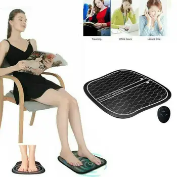 

Electric EMS Foot Massager Pad Feet Muscle Stimulator Foot Massage Mat Improve Blood Circulation Relieve Ache Pain Health Care