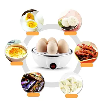

7 Egg Capacity Electric Egg Cooker for Hard Boiled Eggs Multi-function Cartoon Hen Egg Boiler With Auto Shut Off