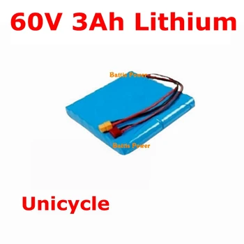 

Brand cell 60v 3Ah li-ion lithium 16s 60v 18650 3000mah 15A BMS 600w 800w for 60v electric unicycle battery Scooter skateboard