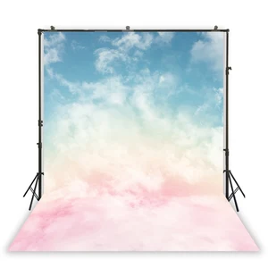 HUAYI Photography Backdrop Vintage Clouds sky Newborns Child Photo Background Studio Customize Photobooth Backdrops XT-7285