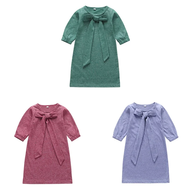 Одежда для маленьких девочек детское рождественское платье платья с длинными рукавами Vestidos платья для девочек Детский костюм Одежда для маленьких принцесс