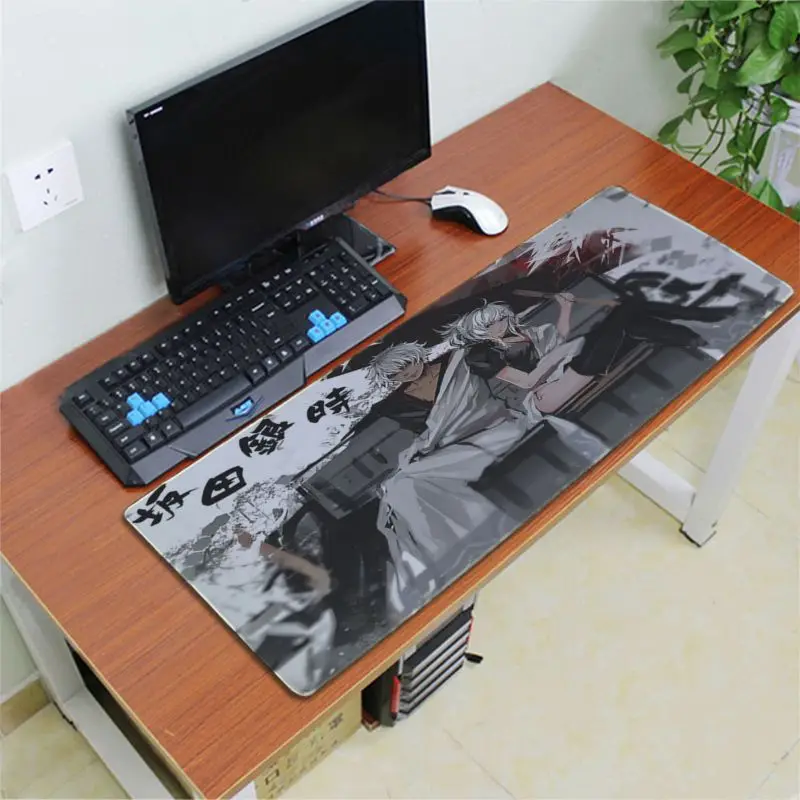 Lock Edge 40X90cm Babaite дизайн аниме гинтама гинтоки силиконовый большой/маленький коврик для мыши большой коврик для мыши клавиатуры коврик - Цвет: Lock Edge 40X90cm