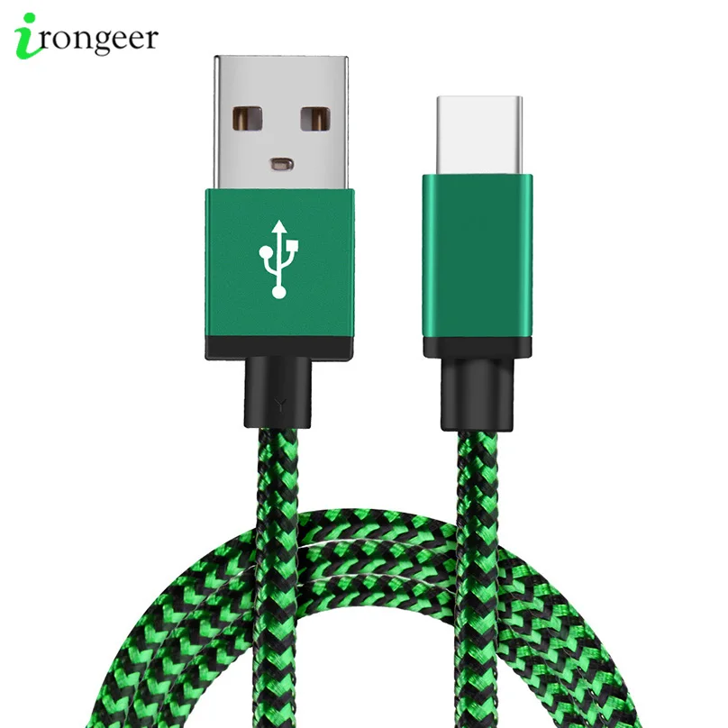 Кабель USB Type C 1 м для Samsung M20 M10 S10 S9 S8 кабели usb 3 0 быстрой зарядки кабель передачи