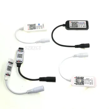 

Mini RGB Bluetooth Controller DC 5V 12V 24V Mini Music Bluetooth Controller Light Strip Controller For RGB RGBW CWBRG LED Strip