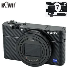 Анти-Царапины Камера средства ухода за кожей кожного покрова пленка из углеродного волокна для sony RX100 VII RX100VII RX100M7 RX100 Mark VII Камера s 3 м Стикеры