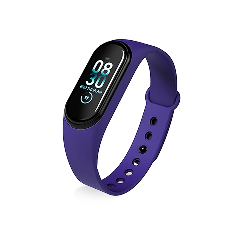 M4A Fitness bracelet M4A смарт-браслет, пульсометр, Heakth rate, шагомер, спортивный браслет PK M3, фитнес-браслет - Цвет: M4A Fitness bracelet
