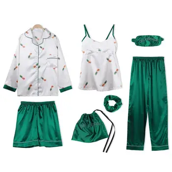

#408804 Womens Pajamas Set Silk