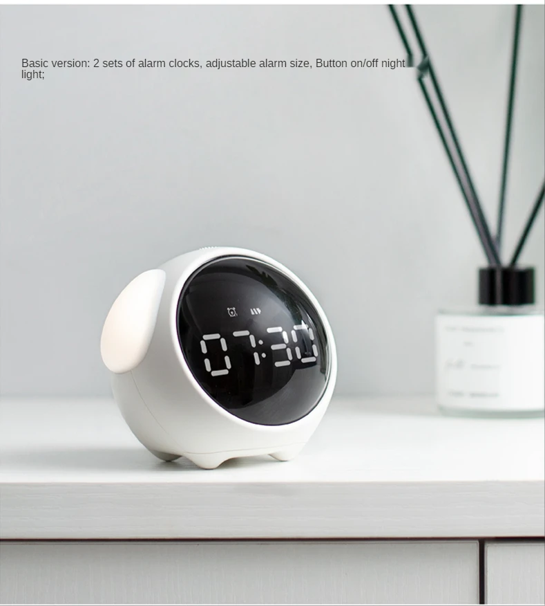 LED Pixel Alarm Clock | Intelligent Luminous Snooze Clock | Dream Tech