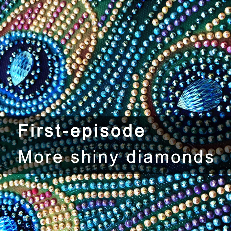 Алмазная вышивка своими руками Красочное платье для девочек более сияющее