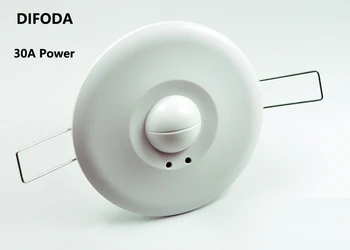 

360 Degree 2000W Radar Motion Detector Smart High Power Ceiling Mounted Microwave Sensor Light Switch