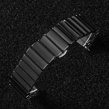 

Watch Band Push Button Hidden Clasp Ceramic Bracelet Wristband Wristwatch Strap Replacement For Apple Smartwatch 2nd Generation