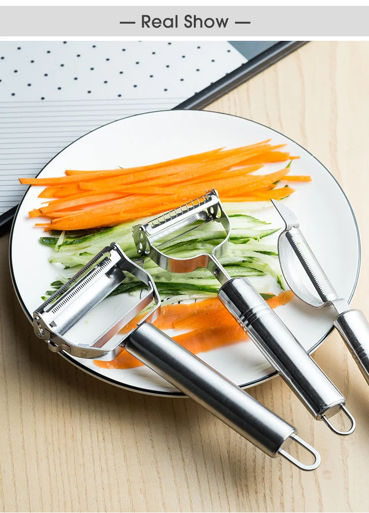 1*Home kitchen tools vegetable fruit potato peeler parer julienne cutter.OU 