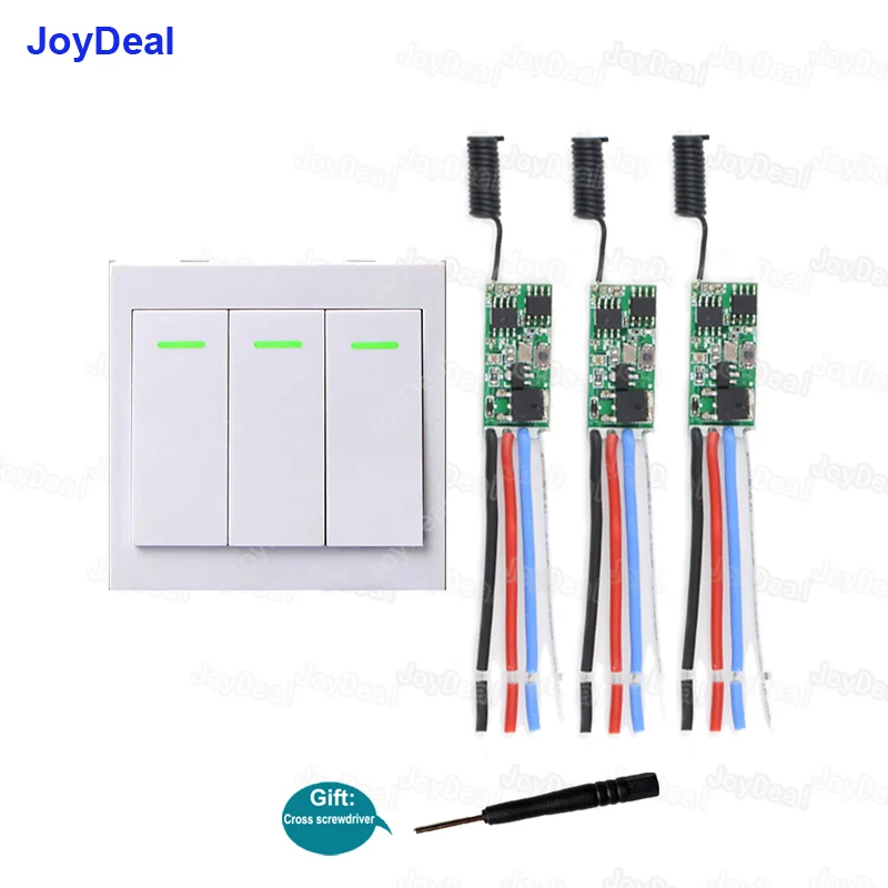 Беспроводной микропульт дистанционного управления JoyDeal 433 МГц 3 6 В 5 12 24