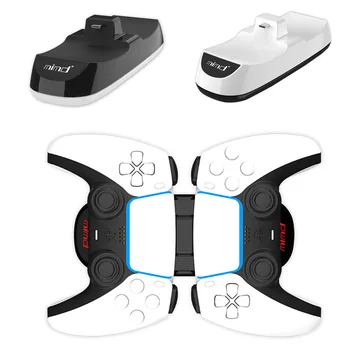 

LED Controller Charger Game Playing Dual Charging Dock Stand Station for Sony PS5 Joystick Dual USB Wireless Charging Station