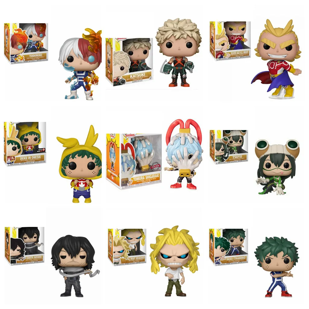 FUNKO моя геройская Академия химико Тога Deku Katsuki Todoroki All Might shigaraki виниловые фигурки
