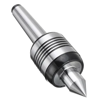 

1pc MT2 0.02 Inch 0.001 Accuracy Steel Lathe Live Center Morse Taper Tool Triple Bearing Tailstock Center CNC Cutter Lathe Tools