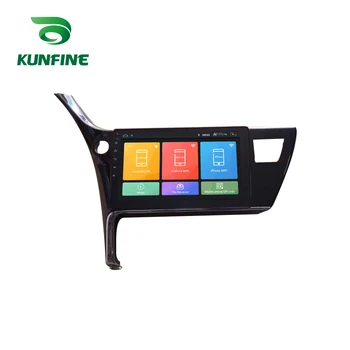 

Octa Core Android 10.0 Car DVD GPS Navigation Player Deckless Car Stereo For For Toyota Corolla 2017 2018 2019 Small hole Radio