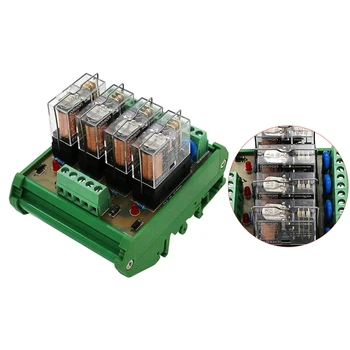 

DC24V 4 Way Relay Module 4 Way Control Board Drive Board Module with Base
