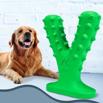 

Dog Chew Toys Dog Toothbrush Doggy Brushing Stick For Medium Large Breed Dog Toys