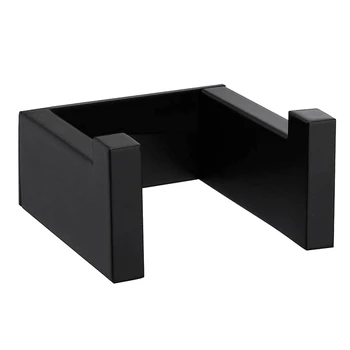 

Stainless Steel Towel Hook, Black Surface Coating, Coat Hook, Can Be Used in Bathroom Kitchen, Easy to Install