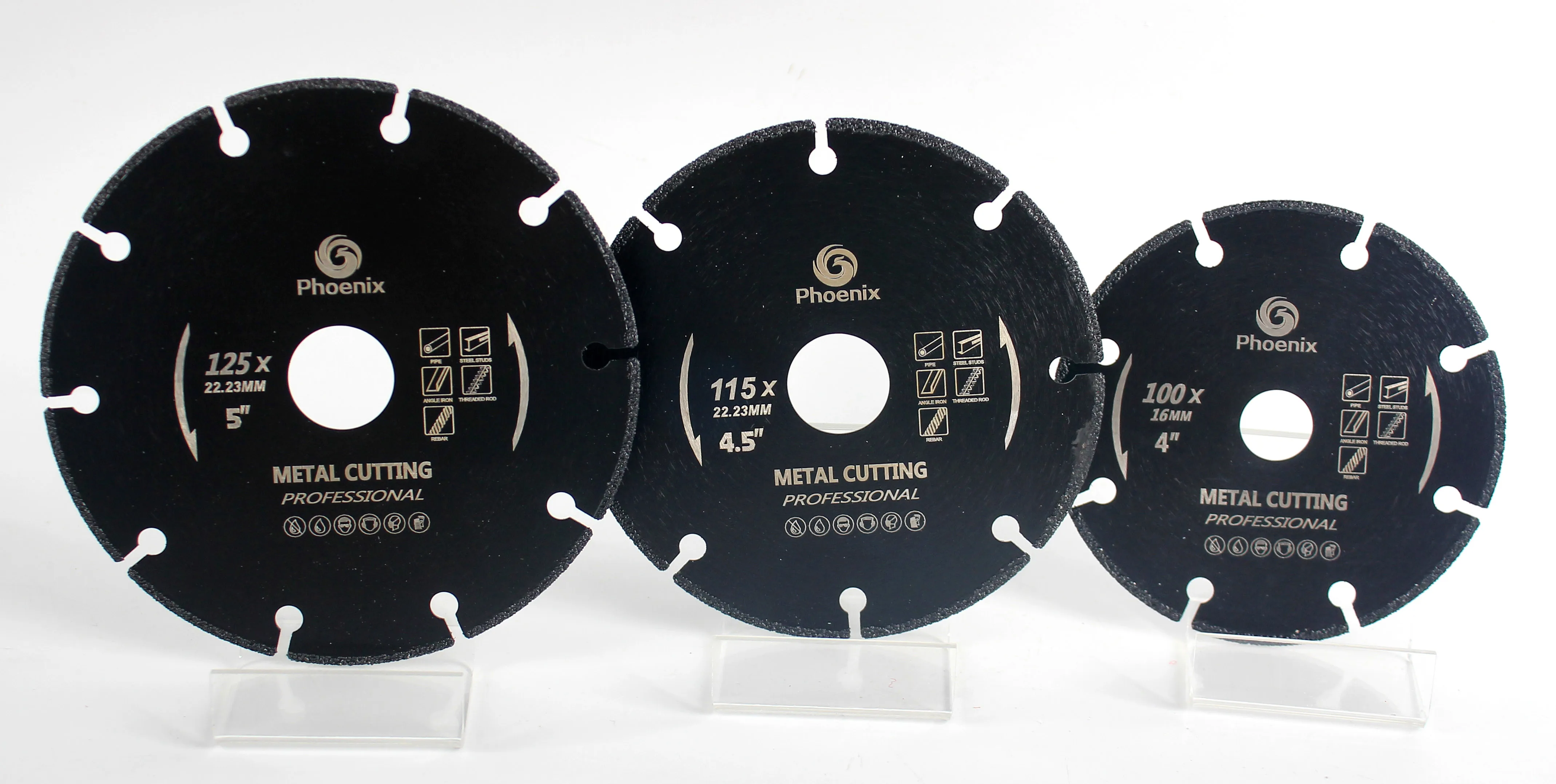 Raizi 4, 4,5, 5 дюймов металлический режущий диск для угловой шлифовальной машины, абразивный алмазный пильный диск для стали, листового металла, нержавеющей стали
