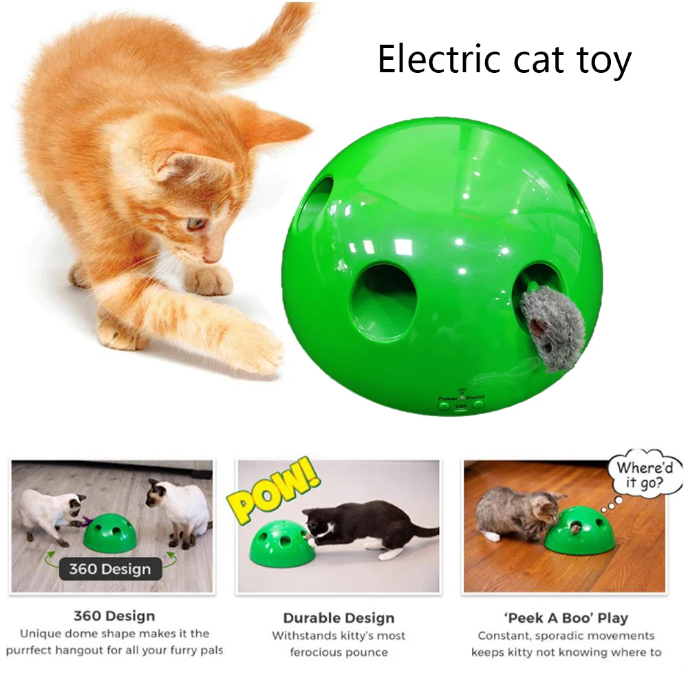 Обновленная версия usb зарядка электрическая обучающая игрушка для кошек забавная игра POP N PLAY Игрушка для кошек Когтеточка