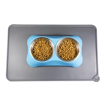 

Pet Feeding Pad Waterproof Dog Placemat Spillproof Food Silicone Mat Silicone Pets Puppy Cat Non Slip Bowl Mat For Dogs