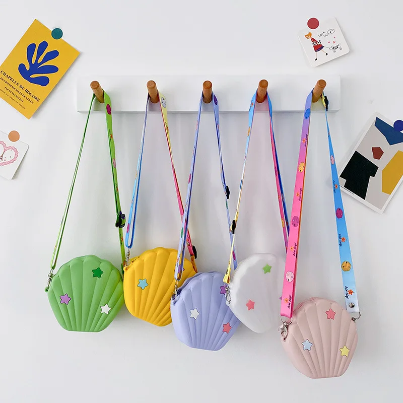 Mini Purses Clutch-Bag Coin-Pouch Toddler Korean-Style Girls Kids Messenger-Bag Silica-Gel