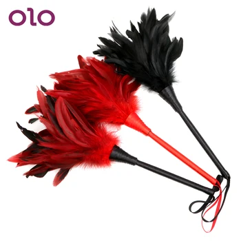 

OLO Slave Role Play Feather Whip Clitoris Tick Itching Feather Erotic Sex Toy Adult Game Couple Flirting Spanking Bondage