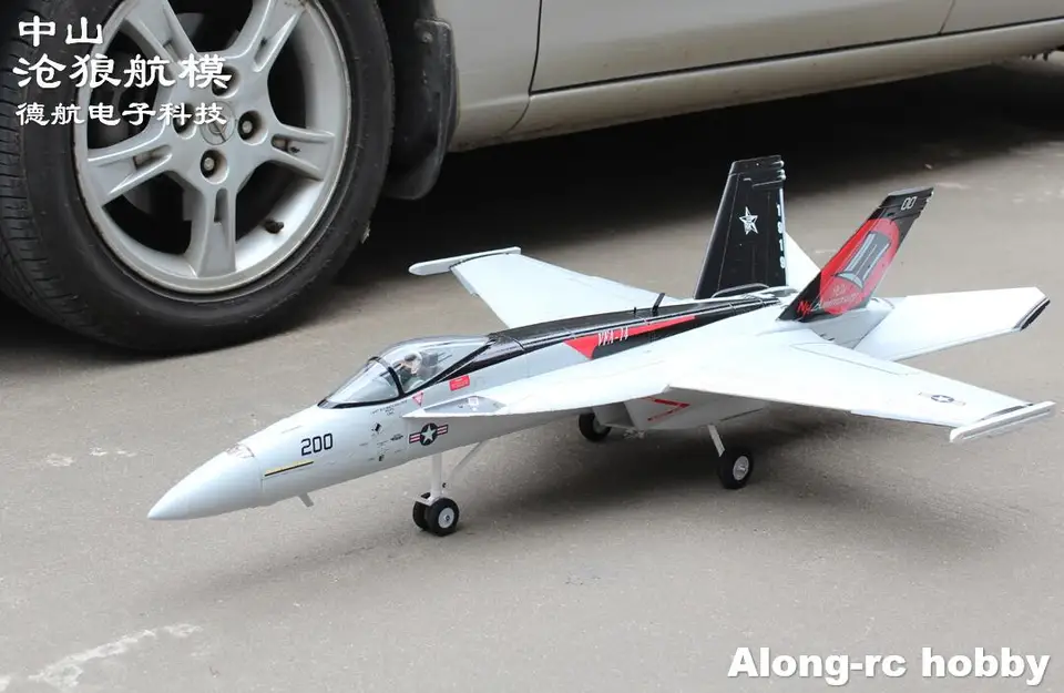 ラジコンepoフリーウィング,新品,f18 f-18 64mm,edf super hornet,4