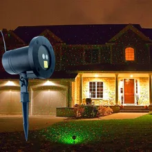 

1pc Christmas Stars laser light shower 24 Patterns projector effect Remote moving waterproof Outdoor Garden Xmas decorative lawn