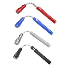 3 светодиодный Телескопический фонарик Гибкая Регулируемая магнитная машина