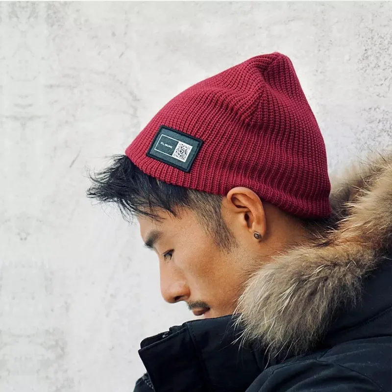 NEW Xiaomi Qimian Wool-Blend Knit Hat Simple and Versatile Natural Wool Fine Weaving Detachable Hair Ball For Winter