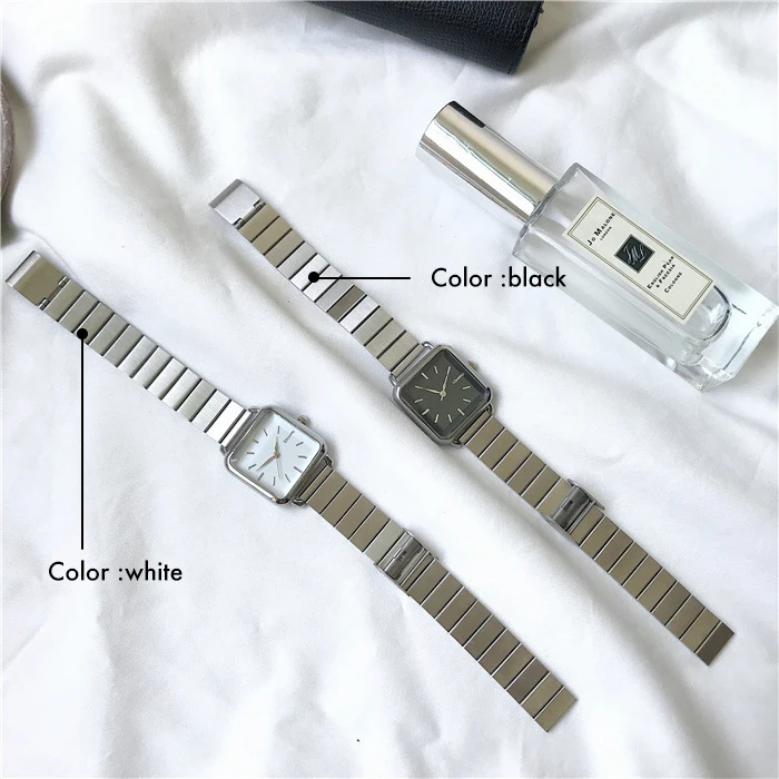 Simple Silver Women Watches Ulzzang Brand Exquisite Stainless Steel Ladies Wristwatches Fashion Minimalist Female Quartz Clock