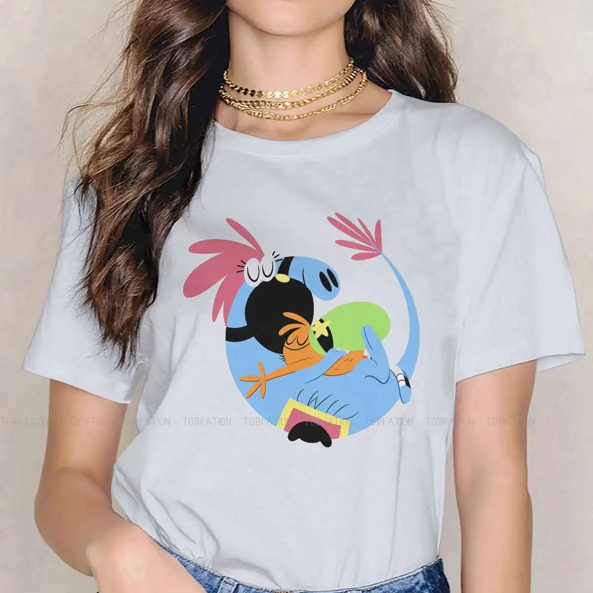 Best Friends 4Xl Magliette Wander Over Yonder Comic Adventure Animation Female Harajuku Fabric Streetwear T Shirt O Neck