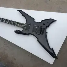 Guitarra Eléctrica jackson de mano izquierda guitarra de forma extrauna envatio gratis negro mate guitarra hecha a mano