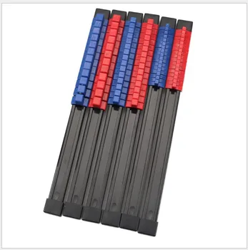 

Spot 6-Piece Plastic Tube Holder Sleeve Clip E-Commerce Hot Selling 1/2 3/8 1/4 Multi-Purpose Plastic Tube Holder