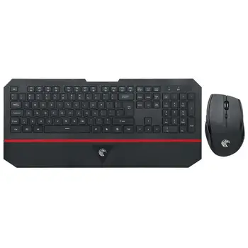 

2.4G Wireless Keyboard and Mouse Set LED Optical Backlight Gaming Mouse 800/1200/1600/2000/2400DPI for Laptop PC Office Supplies